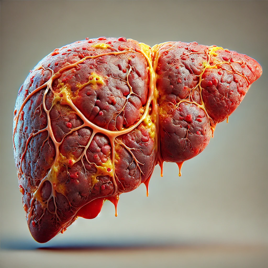 DALL·E-2025-01-29-13.17.06-A-highly-realistic-3D-illustration-of-a-human-liver-affected-by-Non-Alcoholic-Steatohepatitis-NASH.-The-liver-should-display-reddish-and-yellow-patc.webp